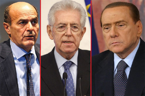 Alleanze, tensione Bersani-Monti. Berlusconi ci riprova: Zero tasse a chi assume i giovani