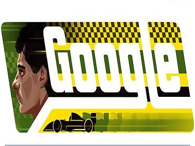 Formula 1, Google celebra il compleanno di Ayrton Senna con un doodle verdeoro