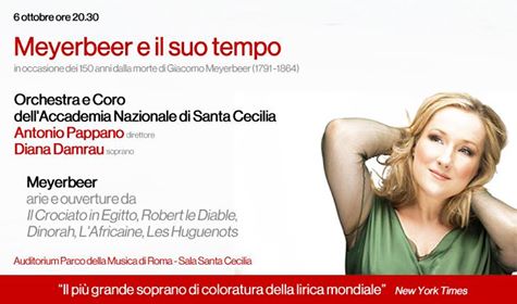 Accademia di S.Cecilia, magistrale performance del soprano Diana Damrau per la direzione di Sir Pappano
