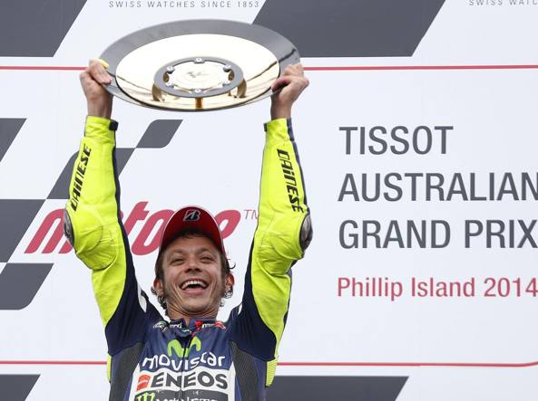 Moto Gp, dopo 9 anni Valentino Rossi vince di nuovo il Gran Premio d’Australia