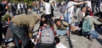Turchia, strage alla marcia della pace: attacco kamikaze davanti alla stazione di Ankara, uccise 97 persone 270 i feriti..